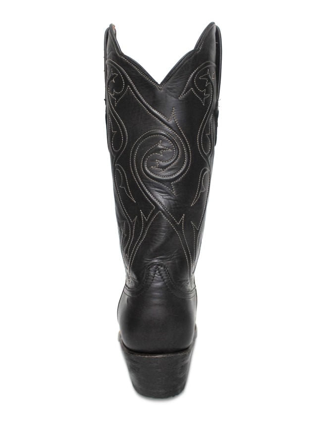 Black Jack Womens Chocolate  Python Boots