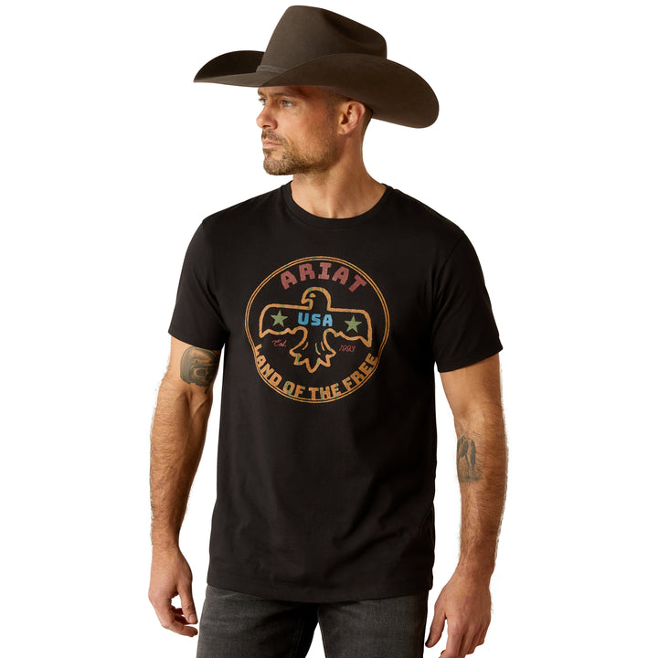 Ariat Mens Black Thunderbird T-Shirt