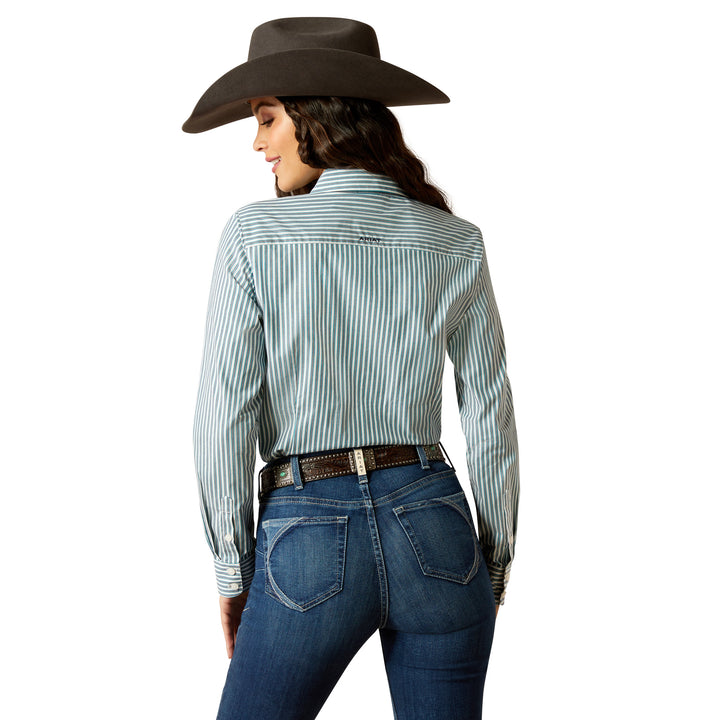 Ariat Womens Capri Stripe Kirby Long Sleeve Shirt