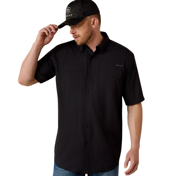 Ariat Mens Black VentTEK Outbound Classic Fit Shirt