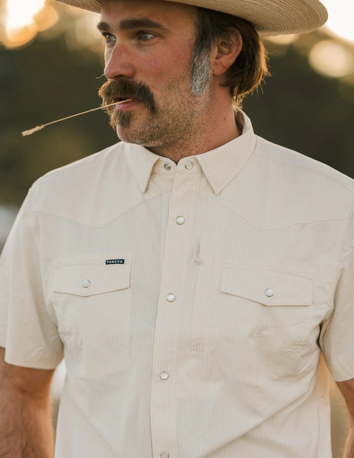 Poncho Mens The Bulldogger Short Sleeve Shirt