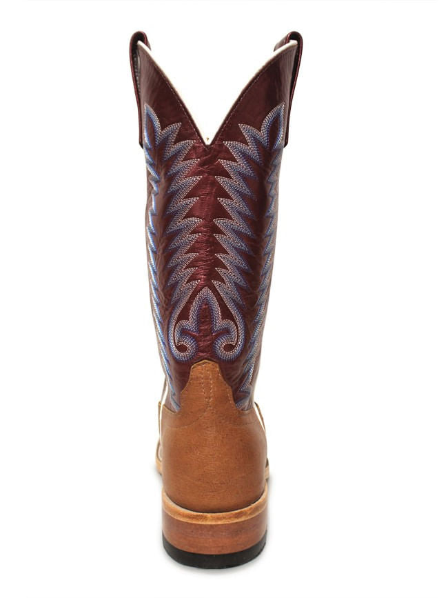 Anderson Bean Mens Cognac  Smooth Ostrich Boots