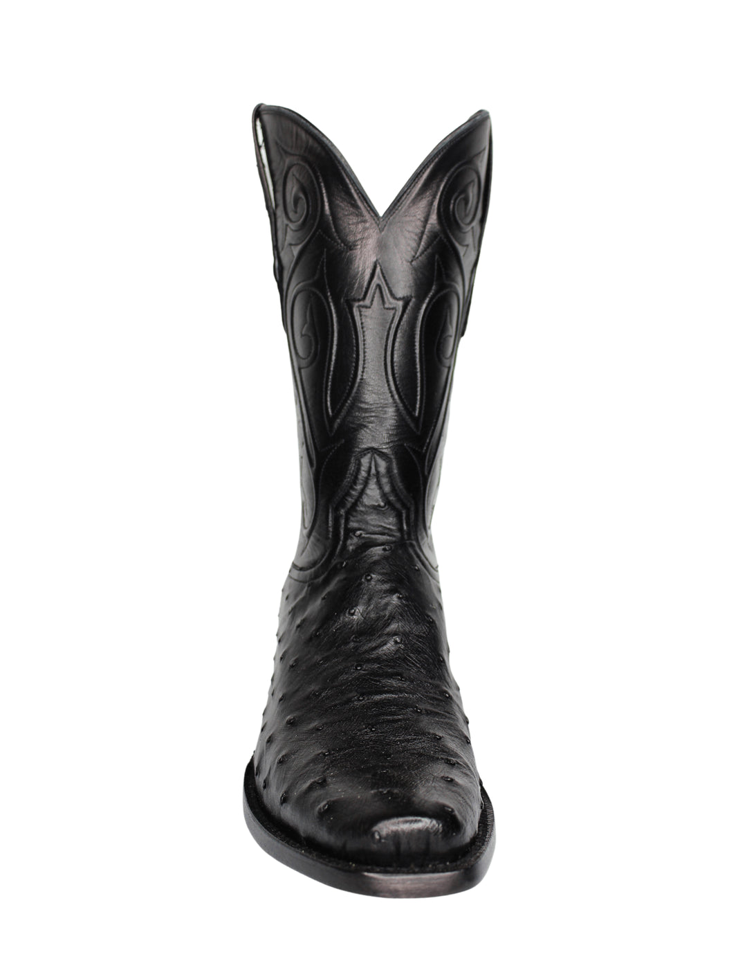 Black Jack Mens Full Quill Ostrich Boots