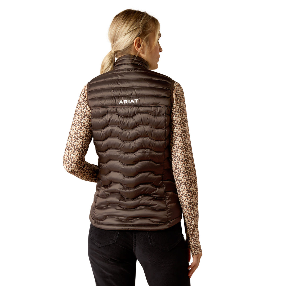 Ariat Womens Dark Brown Ideal Down Vest