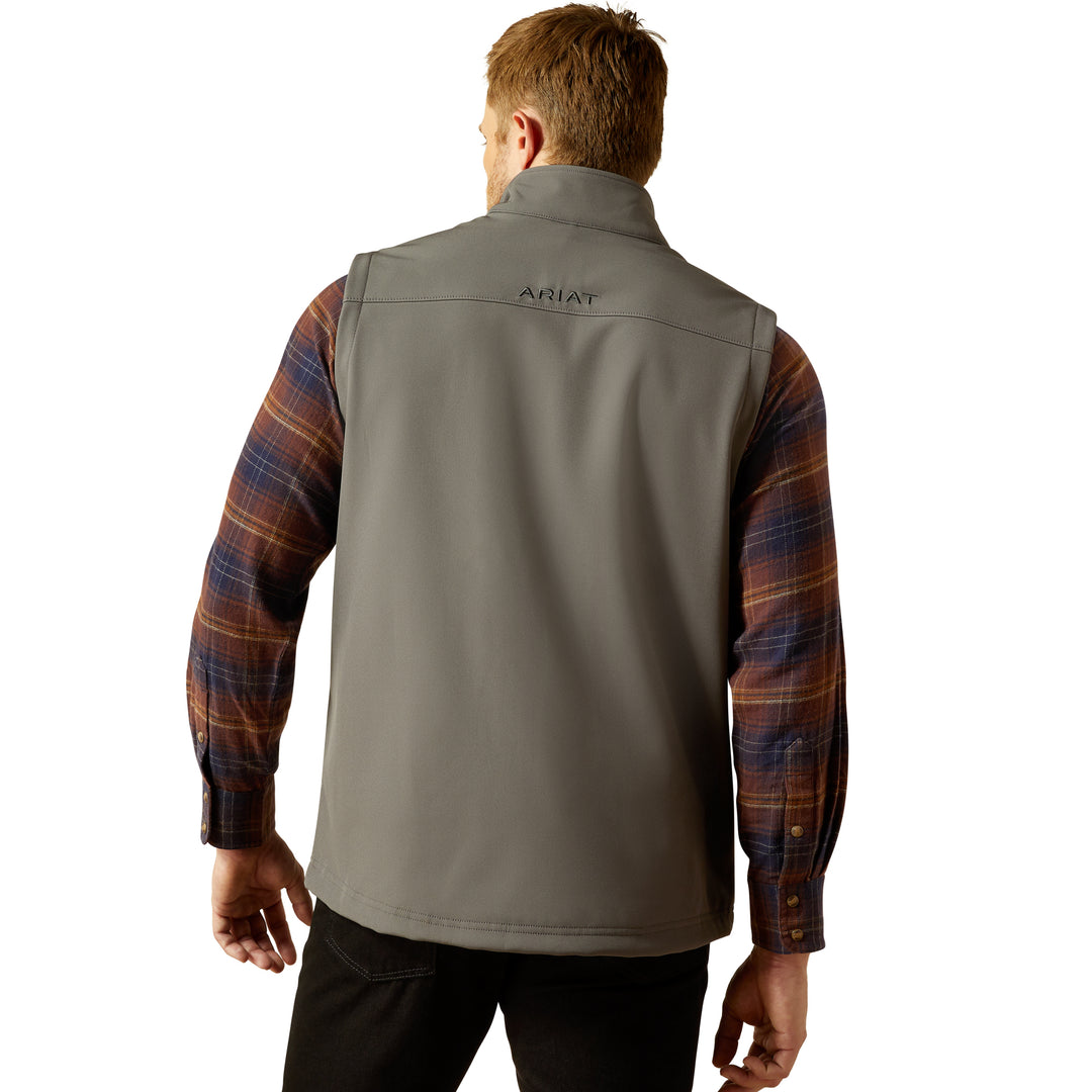 Ariat Mens Grey Vernon Softshell Vest