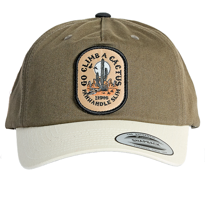 Panhandle Mens Olive Cactus Hat