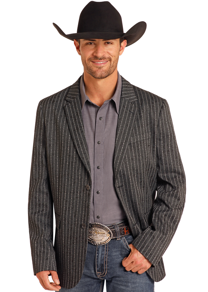 Panhandle Slim Mens Charcoal Sports Coat