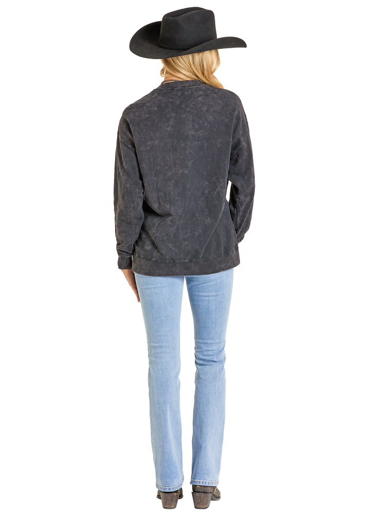Panhandle Womens Cowgirl Graphic Pullover