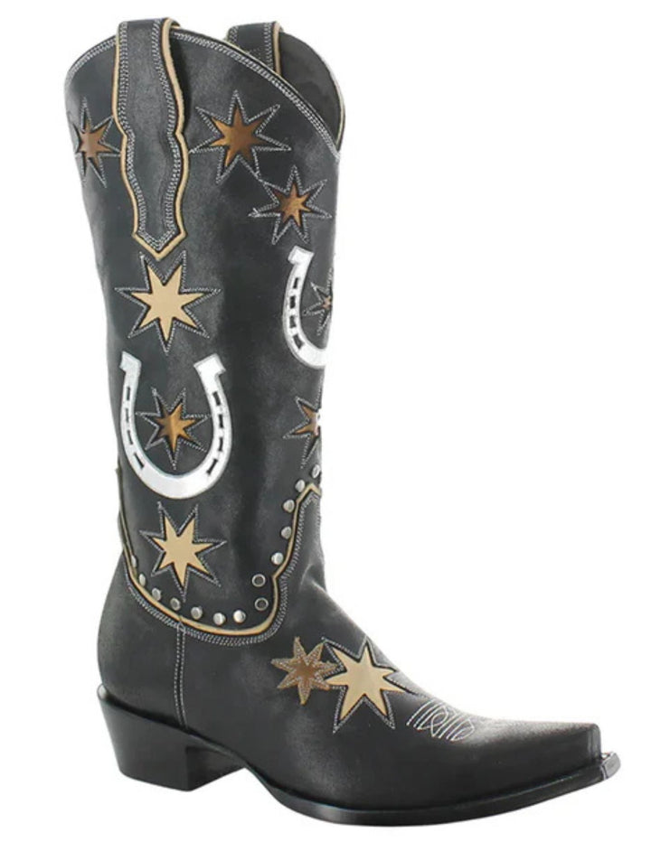 Old Gringo Womens Lucky Star Black Boots