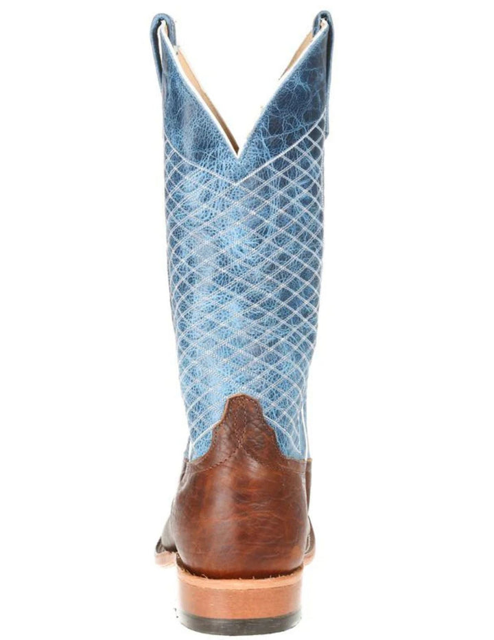Anderson Bean Mens Mike Tyson Bison Blue Lava Boots