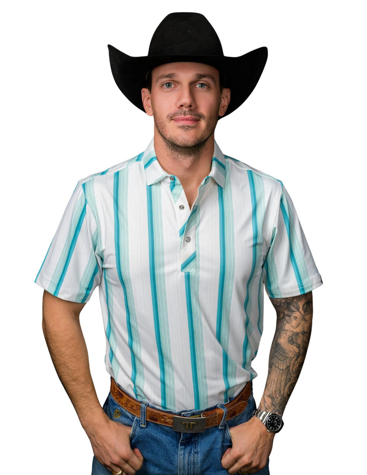 Ferrell Mens The Tristan Polo in Green