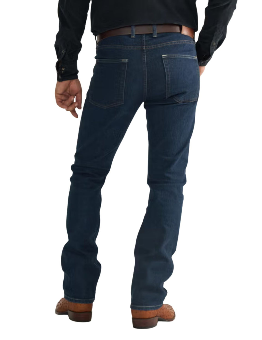 Tecovas Mens Dark Slim Straight Stretch Jeans