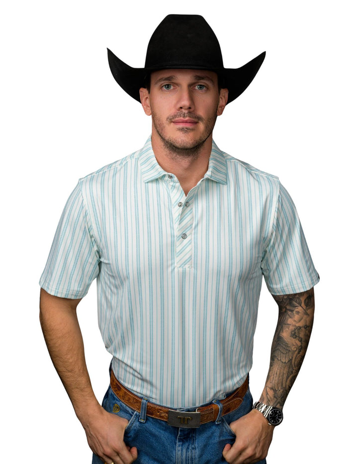 Ferrell Mens The Jack Polo in Green