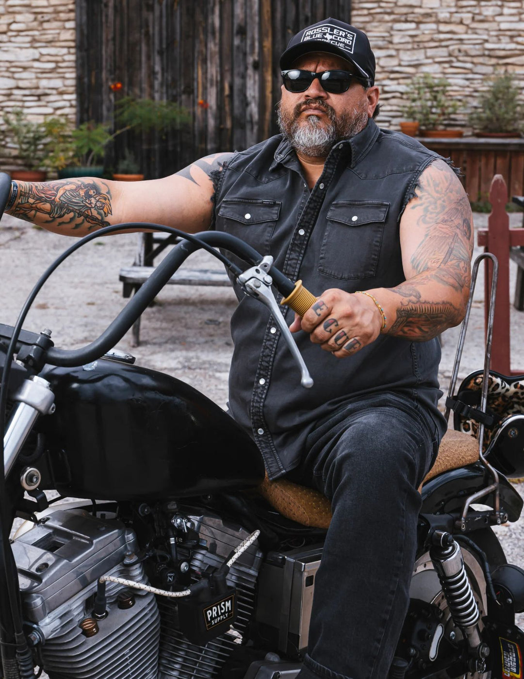 Poncho Mens The Full Throttle Denim Shirt
