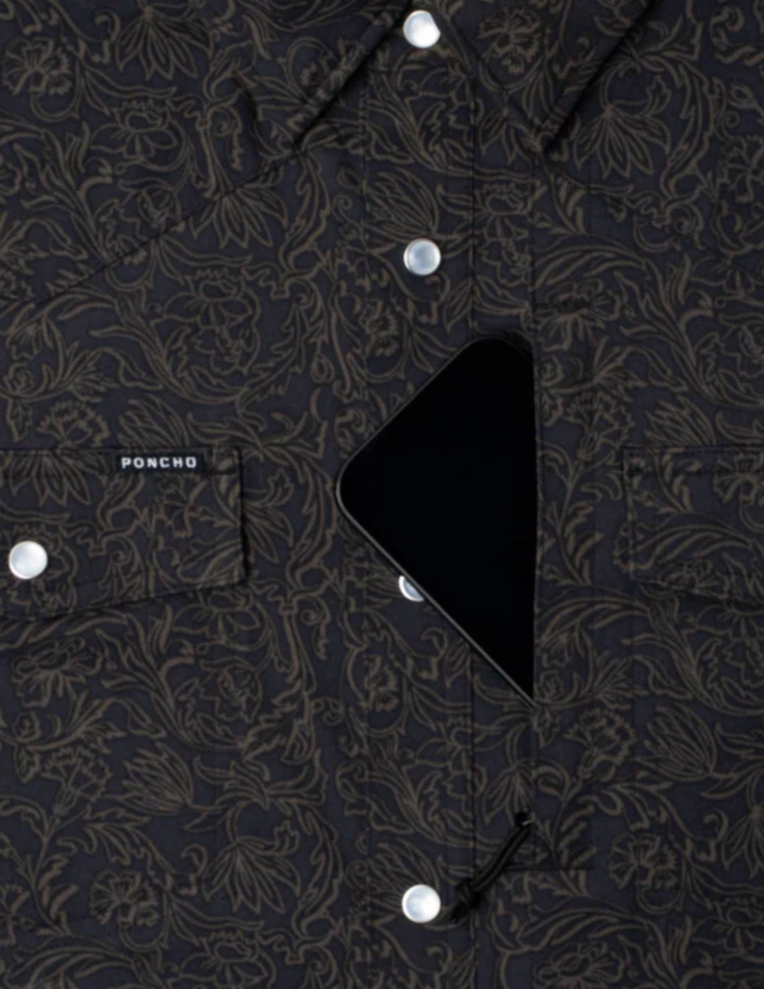 Poncho Mens The Pat Garrett Long Sleeve Shirt