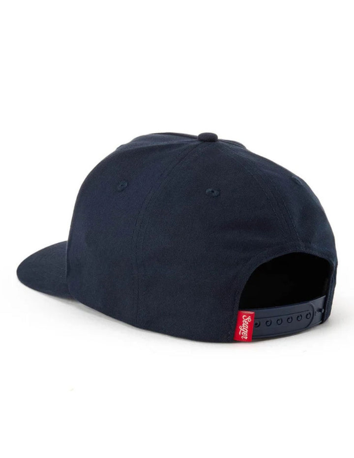 Seager Mens Navy Rodeo Snapback