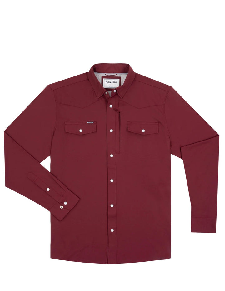 Poncho Mens The Over the Shoulder Long Sleeve Shirt
