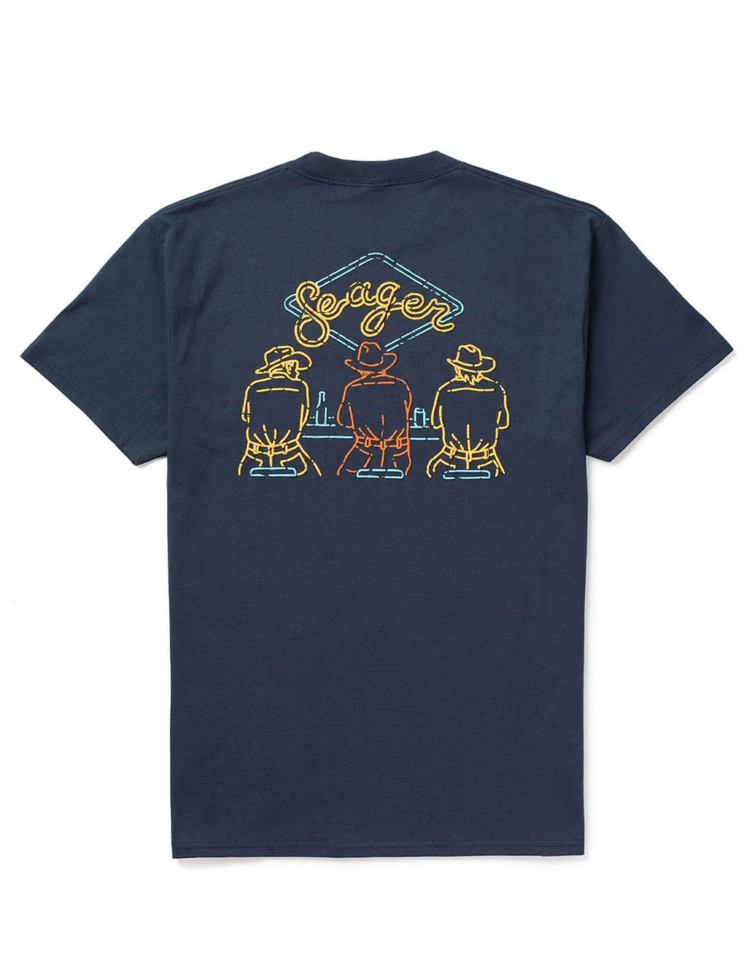 Seager Mens Navy Honky-Tonk Tee