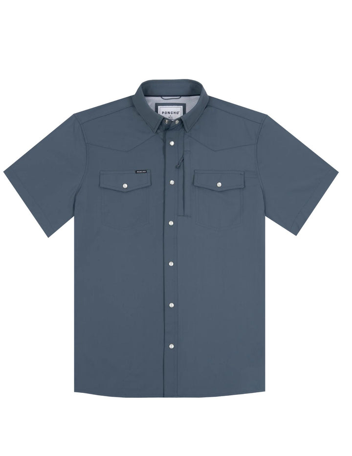 Poncho Mens The Dogtooth Short Sleeve Shirt