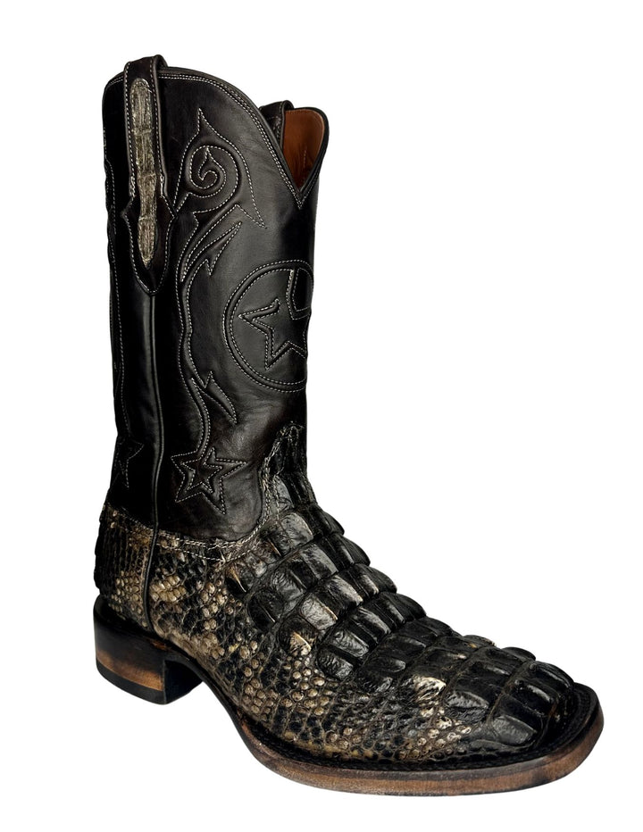 Black Jack Mens The Bill Natural Gator Hornback Boots