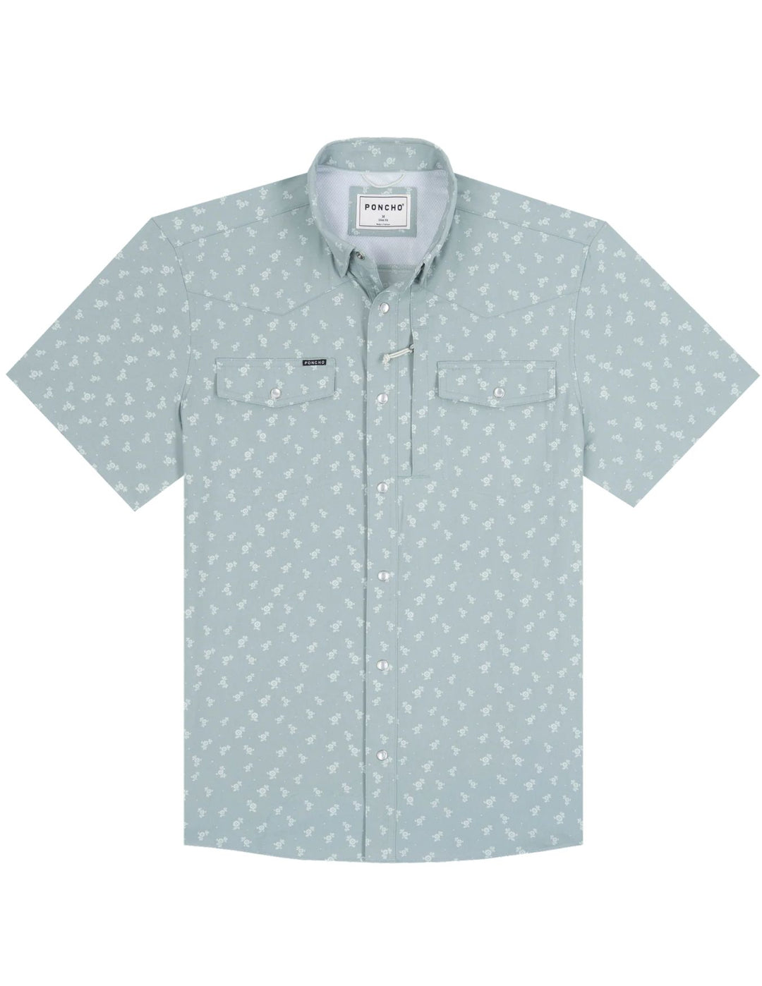 Poncho Mens The Lupine Short Sleeve Shirt