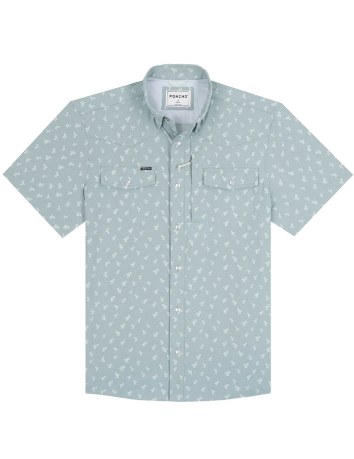 Poncho Mens The Lupine Short Sleeve Shirt