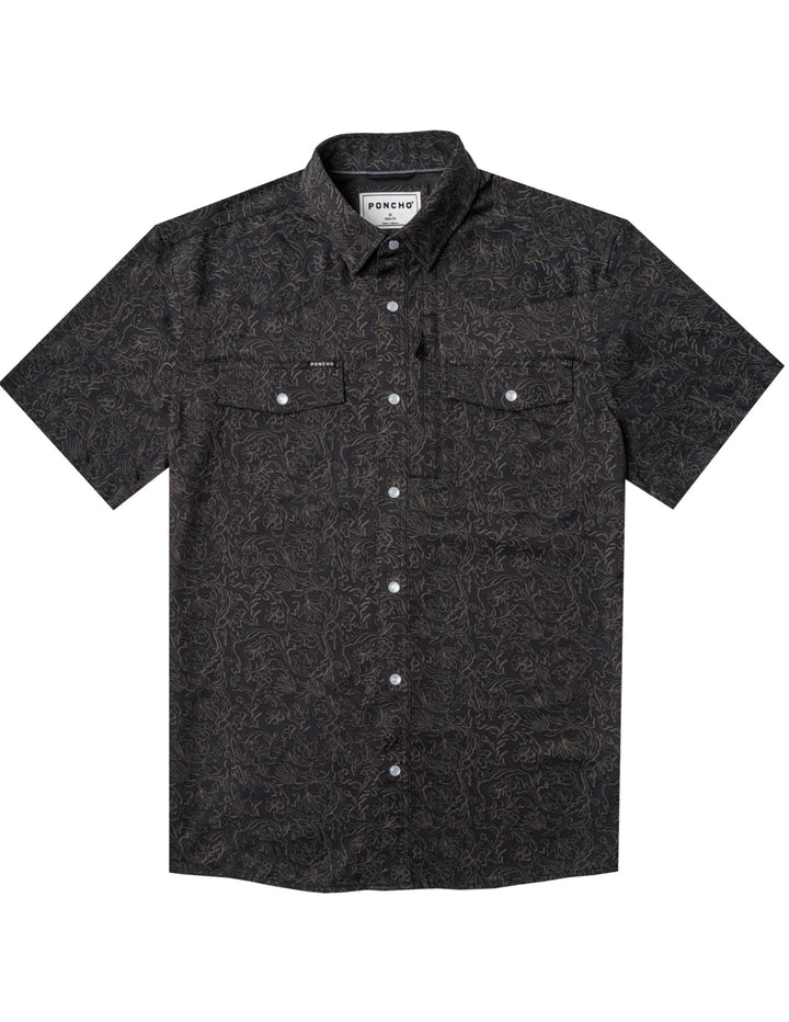 Poncho Mens The John Coffee Short Sleeve Shirt