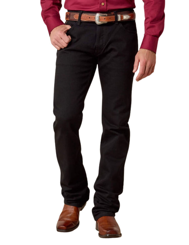 Ariat Mens Black M7 Slim Legacy Straight Jeans