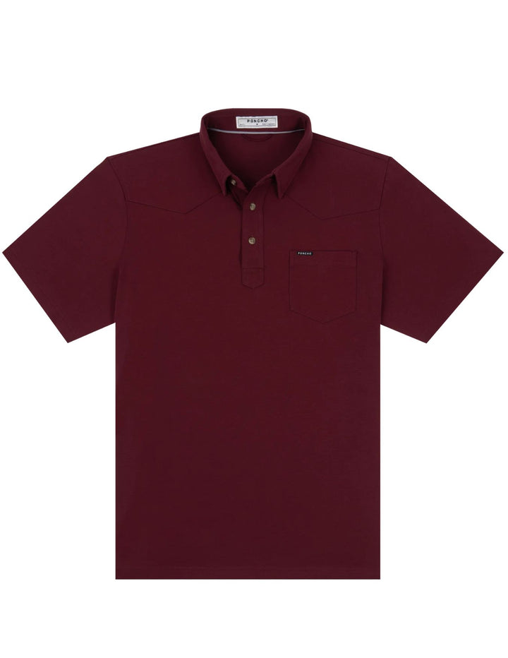 Poncho Mens The Gridiron Short Sleeve Polo