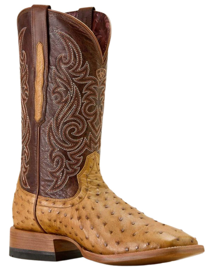 Ariat Mens Classic Cash Full Quill Ostrich Boots