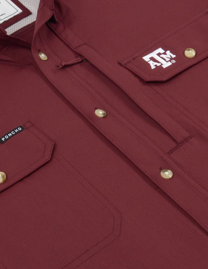 Poncho Mens The College Station Short Sleeve Shirt