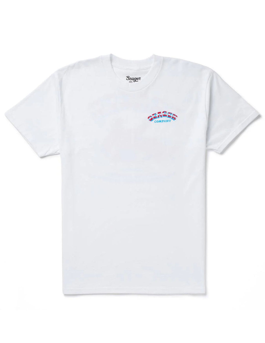 Seager Mens White Tubular Tee