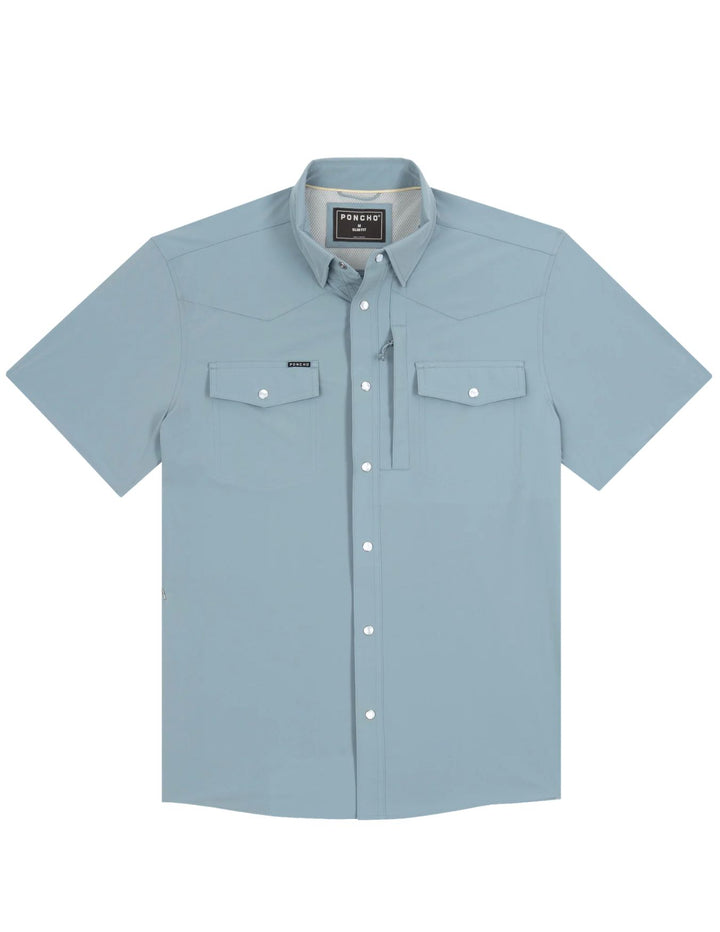 Poncho Mens The Biscayne Short Sleeve Shirt