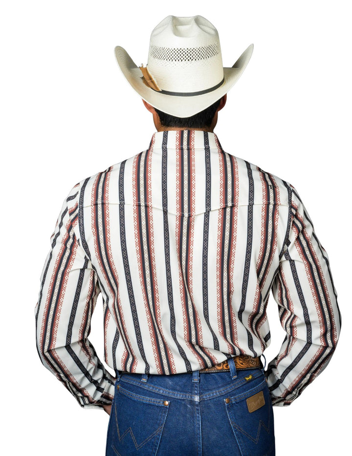 Ferrell Mens The Wayne Long Sleeve Snap Shirt