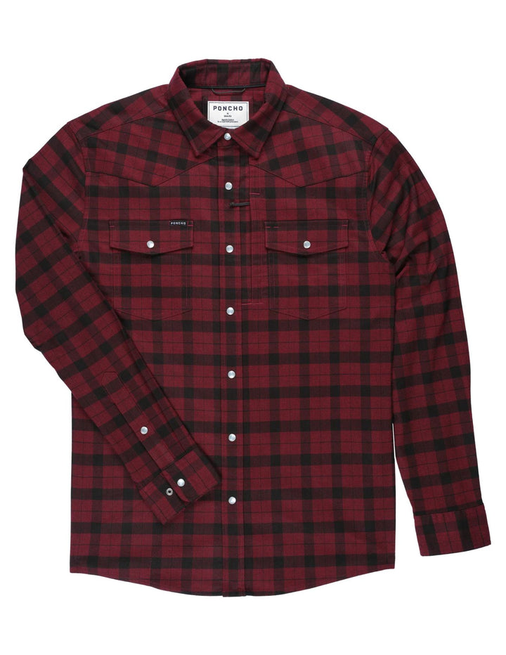 Poncho Mens The Casper Long Sleeve Shirt