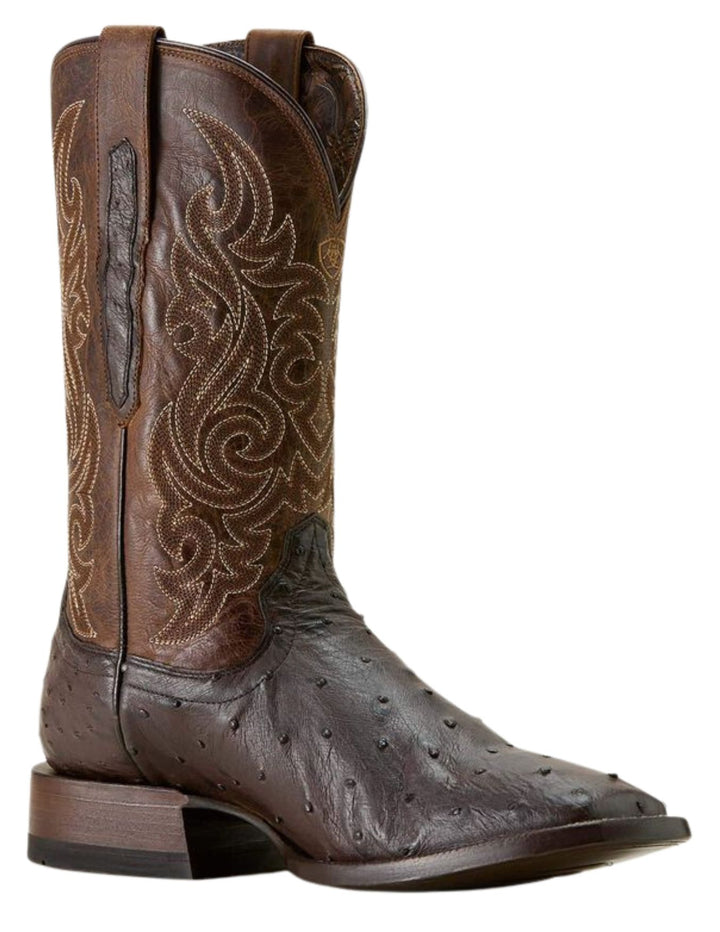 Ariat Mens Classic Cash Cigar Full Quill Ostrich Boots