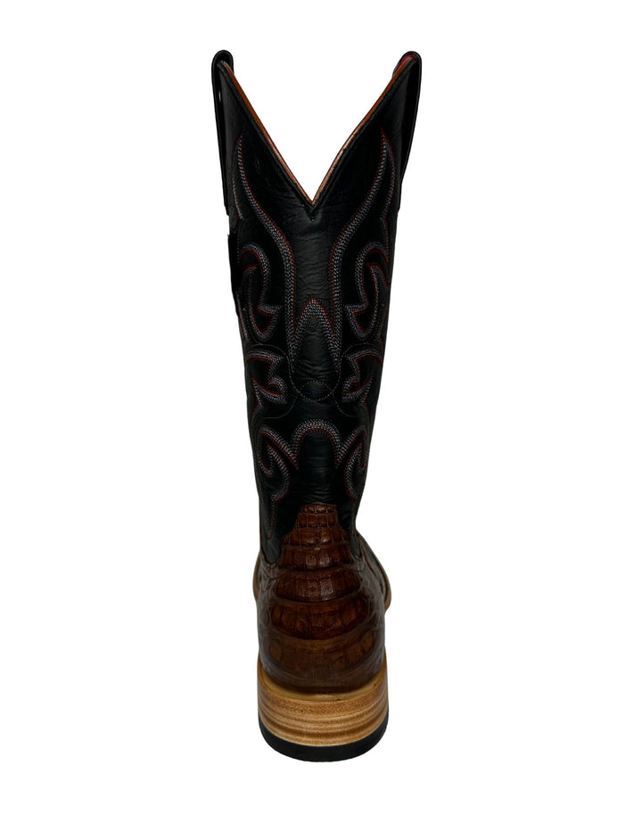 Horse Power Mens Cigar Pull Up Caiman Boots