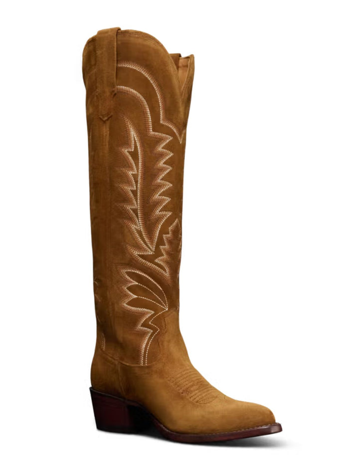 Tecovas Womens The Abby Sienna Suede Boots