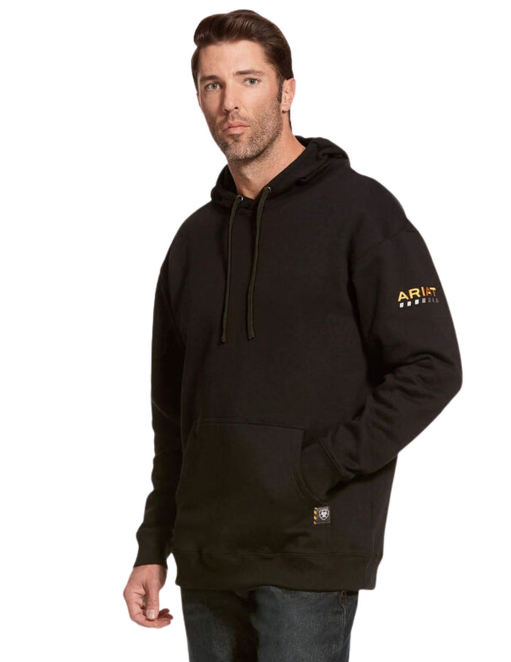 Ariat Mens Black Rebar Workman Hoodie