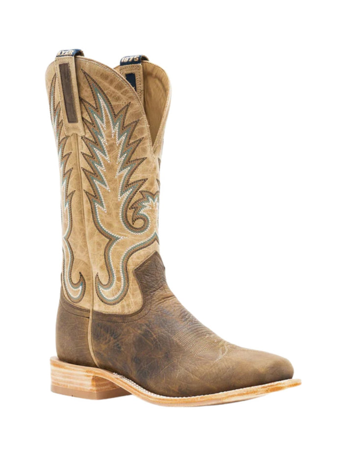 Hyer Mens Kincaid Tan Square Toe Boots