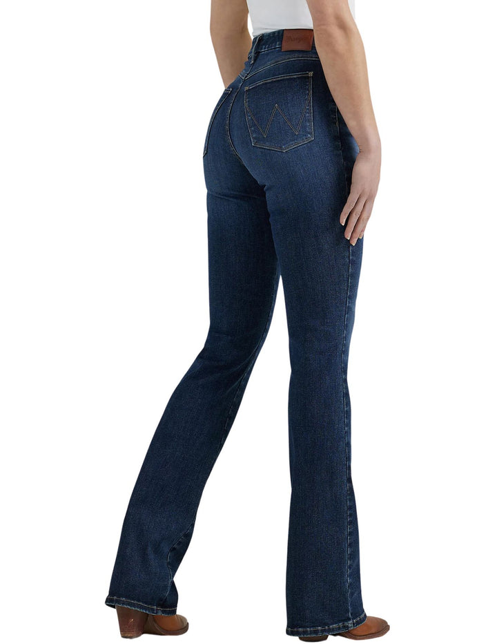 Wrangler Womens Bespoke High Rise Bootcut Jeans