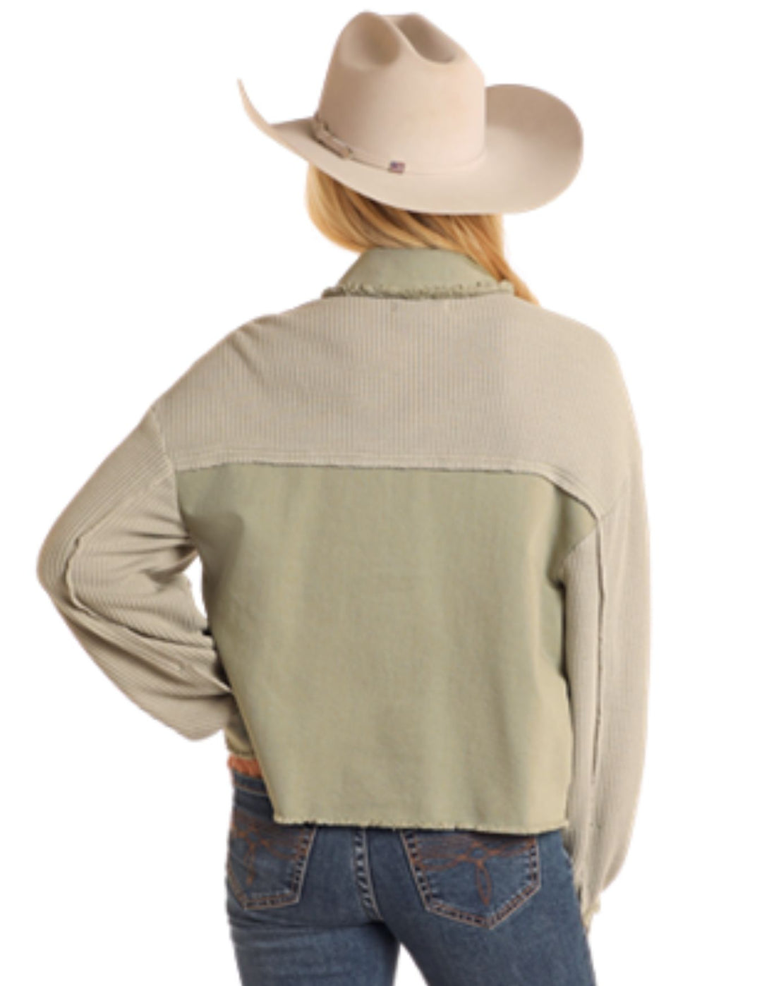 Panhandle Womens Jade Waffle Top