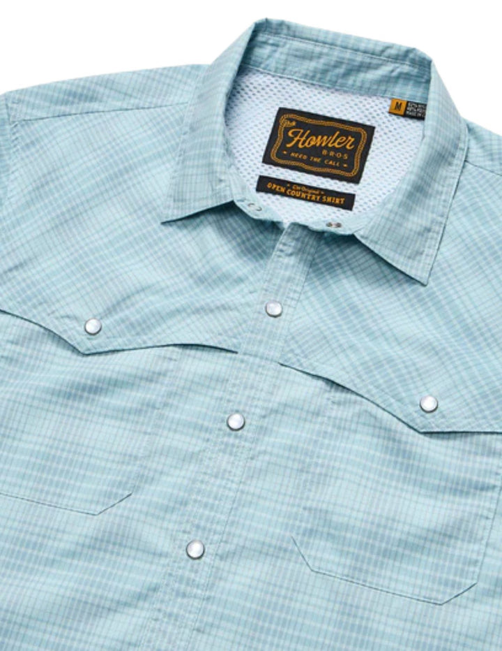 Howler Bros Coopers Plaid Open Country Tech Shirt