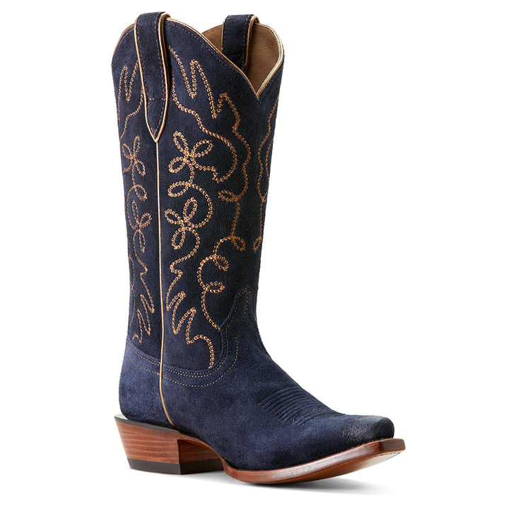 Ariat Womens Jukebox Blue Suede Boots