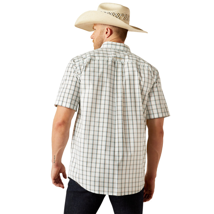 Ariat Mens White Pro Series Cooper Classic Fit Shirt