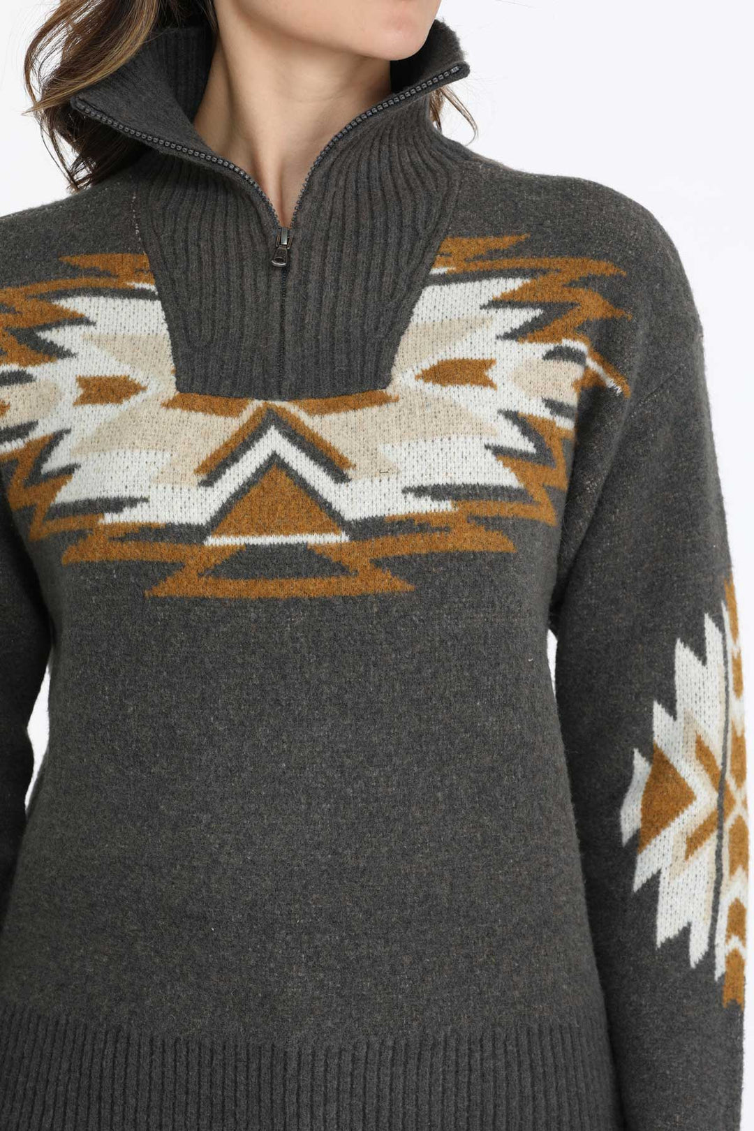 Cinch Womens Charcoal Sweater