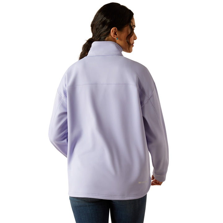 Ariat Womens Lavender Breeze Logo 1/2 Zip Sweatshirt