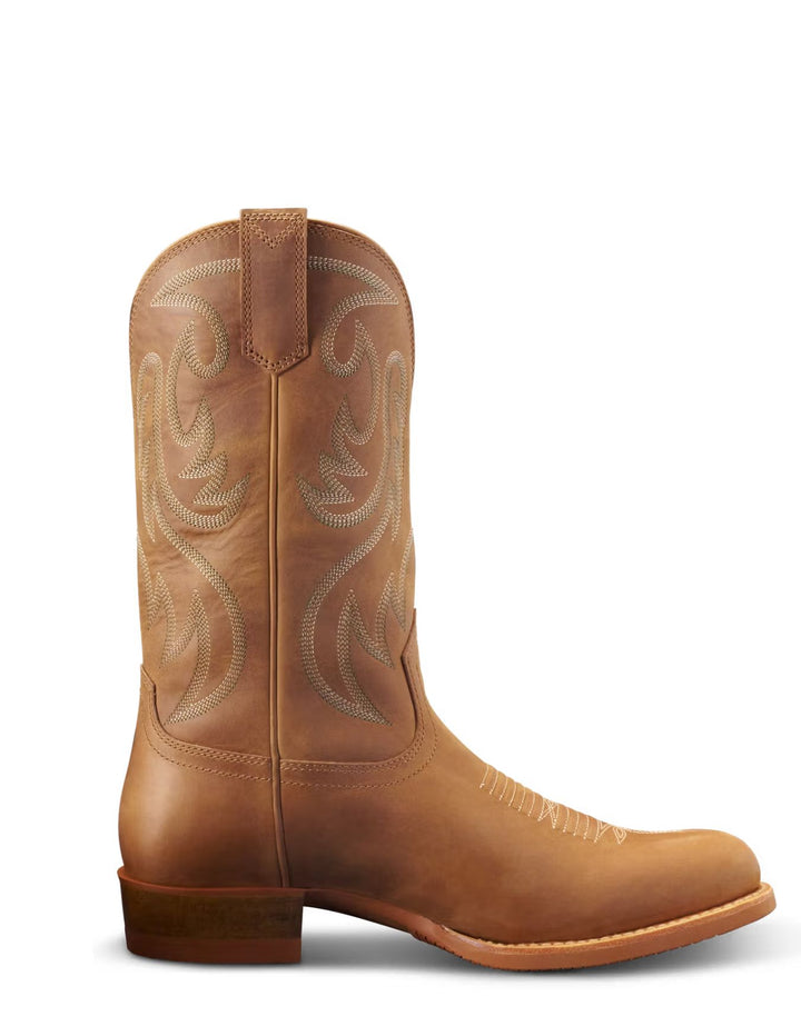 Tecovas Mens The Buck Light Tobacco Boots