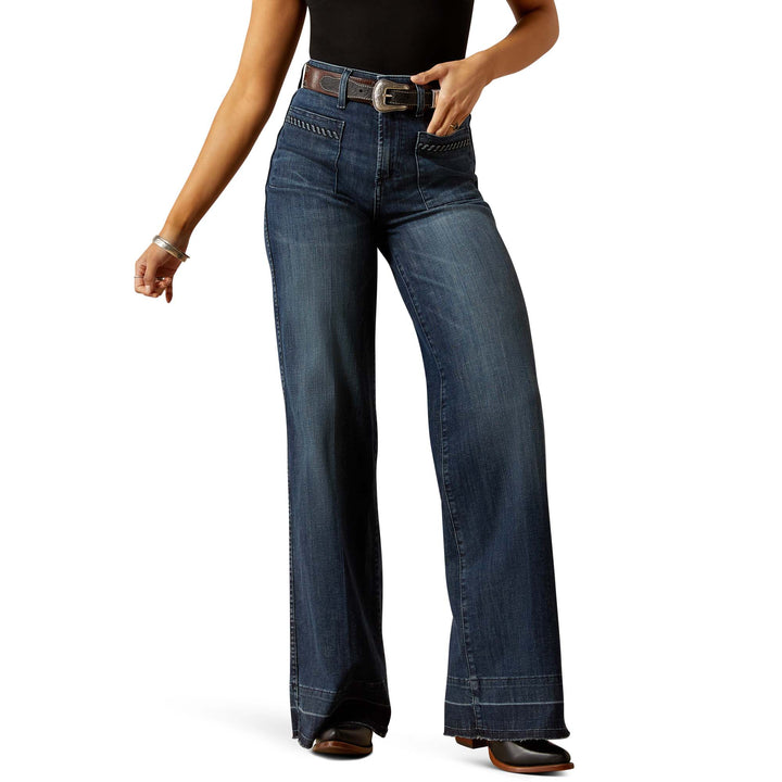 Ariat Womens Ultra High Rise Jill Wide Leg Jeans