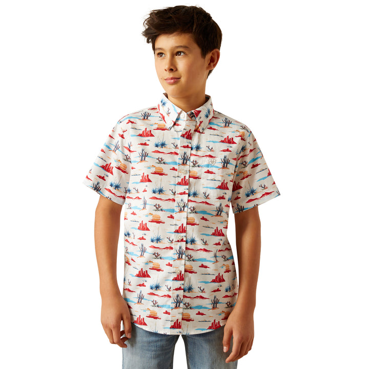 Ariat Boys Scout Short Sleeve Shirt